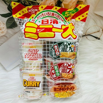日本 Nissin 日清 迷你五入杯麵（東日本限定）豆皮麵 天婦羅蕎麥麵 元祖雞麵 醬油杯麵 咖喱杯麵 迷你杯麵 迷你泡麵｜全店$299 全家取貨免運｜領券9折｜APP下單最高再賺22%點數⚡