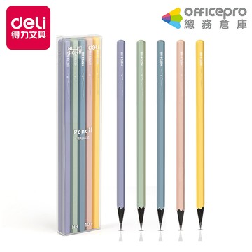 得力Deli NU SIGN黑木彩桿鉛筆/NS724-HB｜Officepro總務倉庫