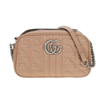 GUCCI-447632 UM8BN 2754-膚色銀釦-大包