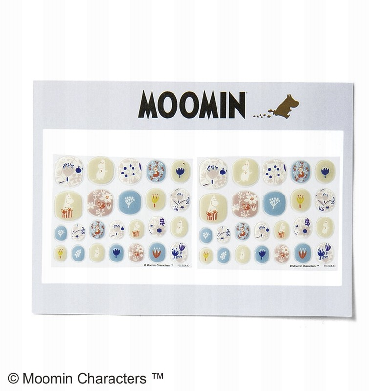 ムーミン 北欧カラーのぷっくりジェル風ネイルシールの会 フェリシモ Felissimo 通販 Lineポイント最大1 0 Get Lineショッピング