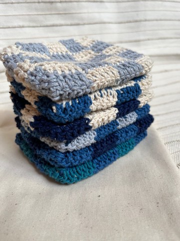 方格ㅣ 手織零錢包/卡包