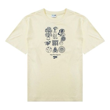 PUMA Downtown Graphic Tee 'Beige'