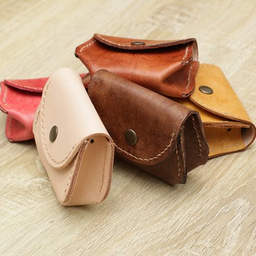 #日式箱型零錢包#鑰匙包#手工零錢包#真皮零錢包