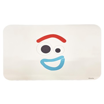 大臉叉奇 軟式珪藻土地墊 台灣製造  大臉叉奇 白色 + 藍色 + 紅色 + 黑色  60 x 40 x 0.5cm