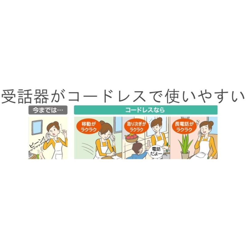 子機4台 親機受話器コードレスタイプ パナソニック 留守番 電話機 「VE