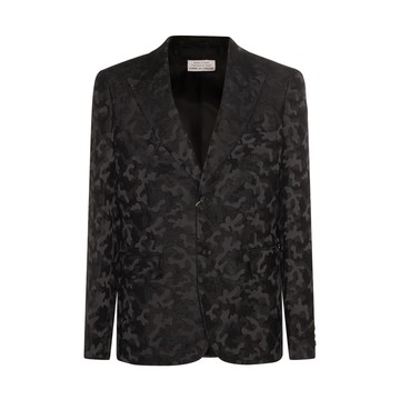Comme Des Garcons Homme Plus - Black Paisley Print Blazer