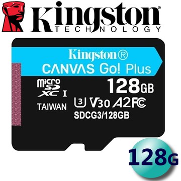 公司貨金士頓 128g 128gb microsdxc u3 v30 a2 記憶卡 sdcg3