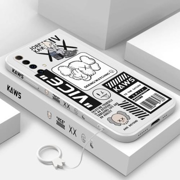 捂臉公仔realme真我x50手機殼潮流realmex50pro高級感圖案全包外殼oppo防摔保護套男女X50PRO超薄軟殼新款ins