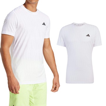 Adidas T FREELIFT TEE 男款 白色 訓練 慢跑 圓領 運動 休閒 短袖 JF4386