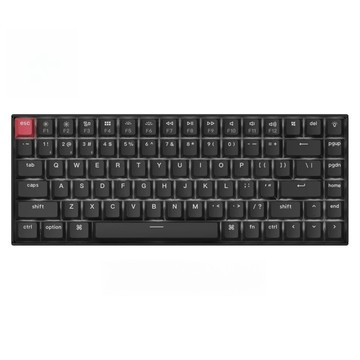 Keychron K2 第3代 75% 雙模機械透光鍵盤 白背光 Mac/Win 非熱插拔 英文版本  黑色  K2XA1  Super紅軸