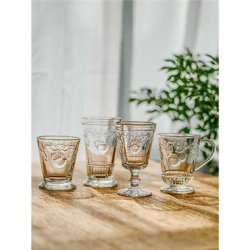 西米集市法國La Rochere凡爾賽杯子玻璃杯耐熱水杯高腳杯果汁酒杯