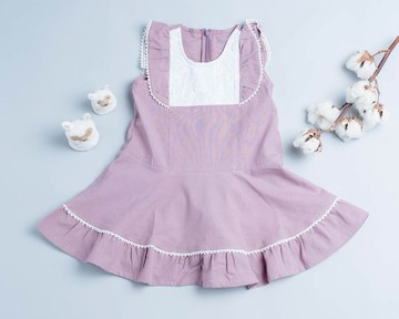 天使的呢喃-紫羅蘭 手作 無毒 洋裝