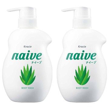 Kracie 葵緹亞 naive 娜艾菩 沐浴乳 水潤蘆薈  530ml  2件