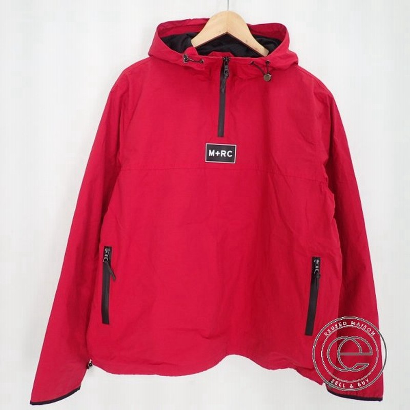 M Rc Noir マルシェノア ボックスロゴ プルオーバー ハーフジップ マウンテンパーカー ジャケットm レッド メンズ 通販 Lineポイント最大0 5 Get Lineショッピング