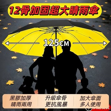 超大加固遮陽傘🔥加厚雨傘 抗風暴晴雨傘  遮陽傘UV傘 晴雨兩用傘 大雨傘自動傘 摺疊傘 便攜洋傘  防曬自動雨傘