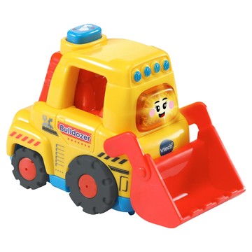vtech 偉易達 嘟嘟聲光互動車 趣味學習 激發想像力  堆土機 黃色  1個