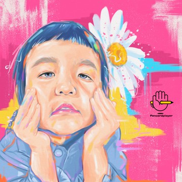 客製化電繪 人物 小孩 親子 似顏繪