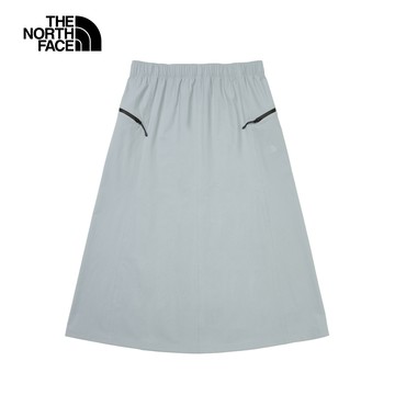 女款灰色DWR防潑水兩側口袋長裙｜8DGTFM2