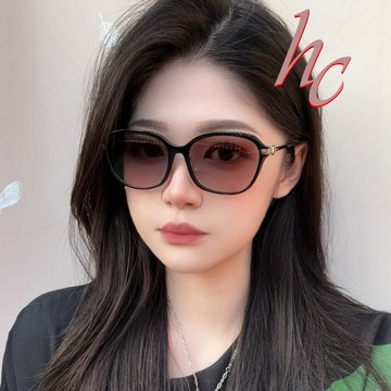 COACH 蔻馳 亞洲版 時尚太陽眼鏡 HC8332D 500211 56mm 黑框抗UV漸層灰鏡片 公司貨