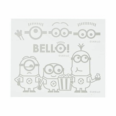 ミニオン 転写ステッカー ミニオントリオ Wh カー用品 通販 Lineポイント最大get Lineショッピング