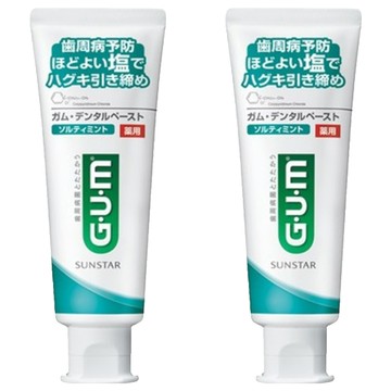SUNSTAR 三詩達 G.U.M 牙周護理牙膏 清爽岩鹽  150g  2條