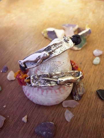 仰望星星的獨角鯨 銀手環