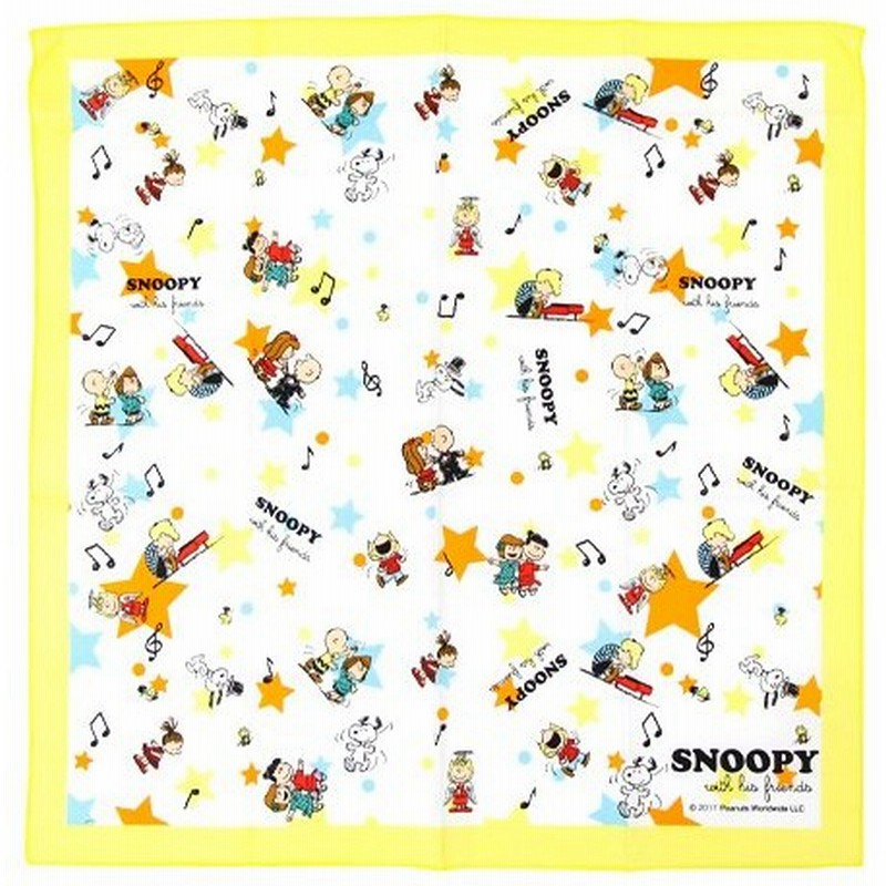 Off スヌーピー Snoopy ランチクロス ミュージカル柄 Kb4 M便 1 1 通販 Lineポイント最大0 5 Get Lineショッピング