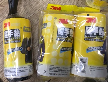 3M衣物用隨手黏毛絮黏把1支30張/56張/*補充包