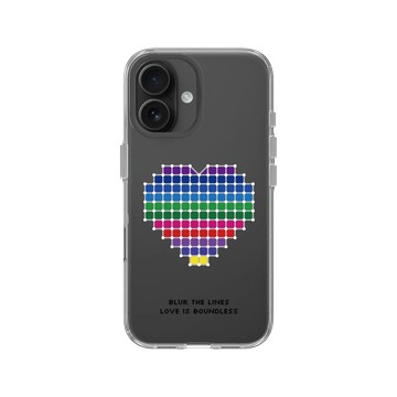 iPhone 16 Clear Case（相機按鈕） 透明 - PRIDE 2024: Love in All Forms - 看見愛，無視界線