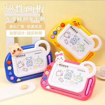 【台灣出貨】磁性畫板寫字板兒童畫寫板可擦寫磁力畫畫板寶寶幼兒園塗色塗鴉板