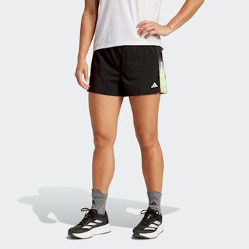 ADIDAS 愛迪達 阿迪達斯 排汗 跑步 訓練 女運動短褲-黑色 OTR B CB SHO W-JP0827