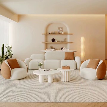 免運 附發票 工廠直銷 沙發 沙發椅 單人沙發 雙人沙發 奶油風沙發客廳簡約現代豆腐塊沙發直排三人美容院休息區接待民宿全館八折 特惠 工廠貨