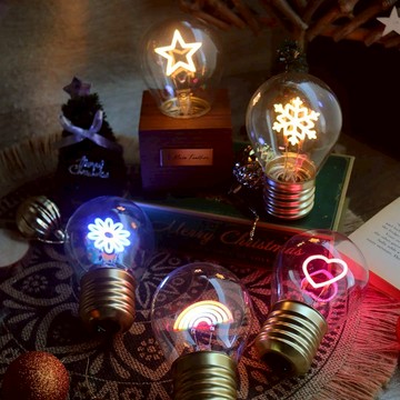 曙MUSE｜造型充電原木方燈  交換禮物