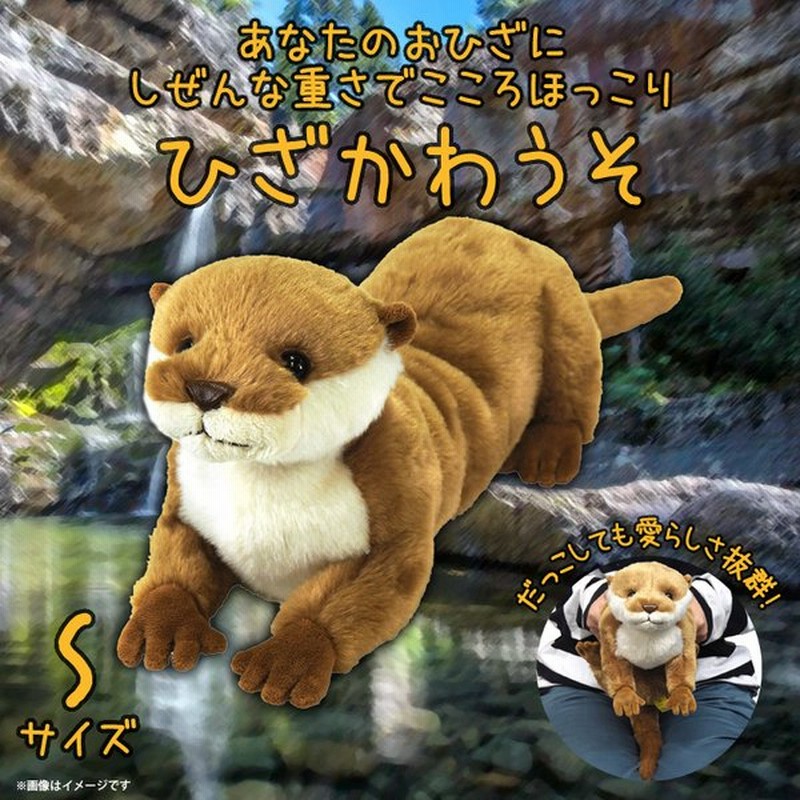 ぬいぐるみ ひざかわうそ カワウソ ベージュ P 7062 柔らかな素材 手触り抜群 しっとりツヤ サンレモン 宅配便配送 通販 Lineポイント最大0 5 Get Lineショッピング