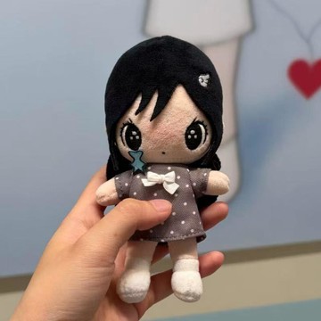 野有上秋深圳快閃周邊黑髮毛絨掛件玩偶超萌公仔鑰匙扣包掛送朋友生日禮物 禮物
