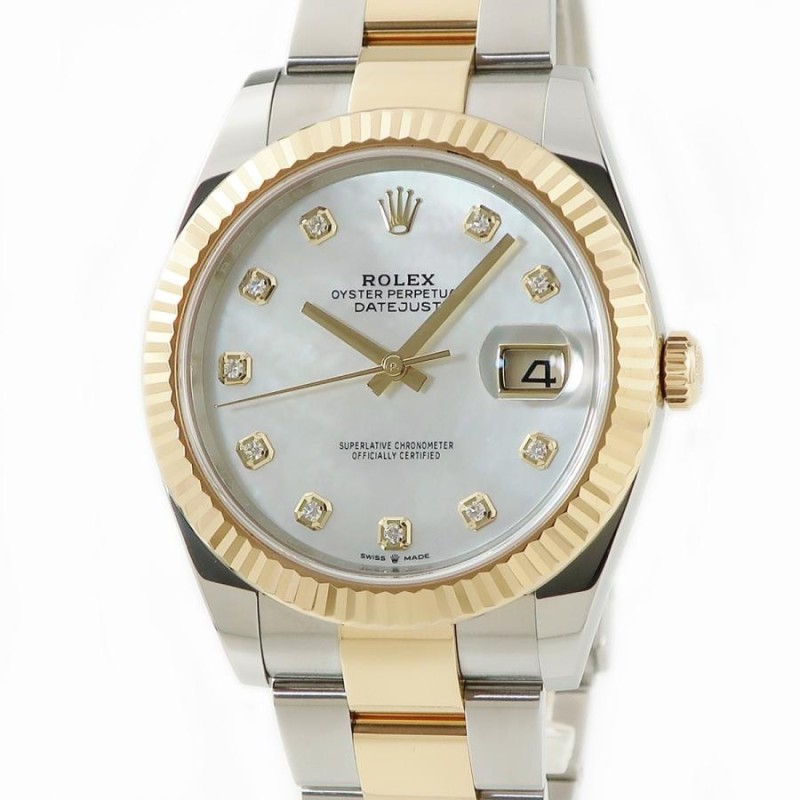 ロレックス ROLEX デイトジャスト41 ランダム番 腕時計 メンズ