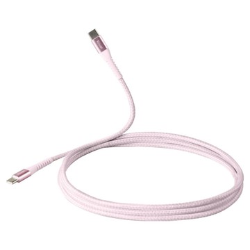 Riivan USB-C to C 快充傳輸線 100W  粉色  1個  1.5m