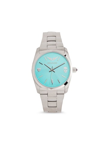 Zadig&Voltaire - Time2Love 37mm - women - stainless steel/glass - One Size - Blue