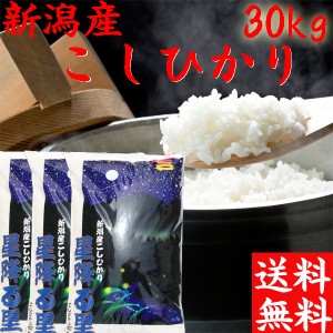 新米 令和5年 新潟産 コシヒカリ 30kg 10kg×3袋 送料無料 新潟 白米30