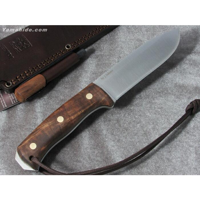 ジョーカー CN125-P ノマド ウォールナット ファイヤースターター付 ブッシュクラフトナイフ,Joker NOMAD BUSHCRAFT KNIFE WALNUT