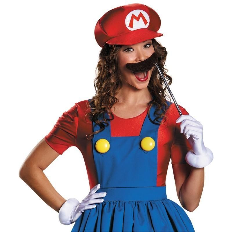 マリオ 女性用 Tweenサイズ ハロウィン コスチューム スーパーマリオ