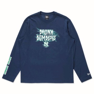 NEW ERA 男女 長袖上衣 REBELLIOUS RESISTANCE 紐約洋基 海邊藍 NE14701324