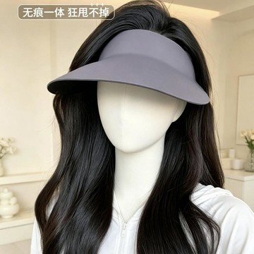 台灣出貨+免運 大帽檐防曬遮陽帽 防紫外線空頂帽 可摺疊無痕防曬帽 便携袋軟帽 冰絲涼感遮陽帽 大帽簷空頂帽 女款空頂帽