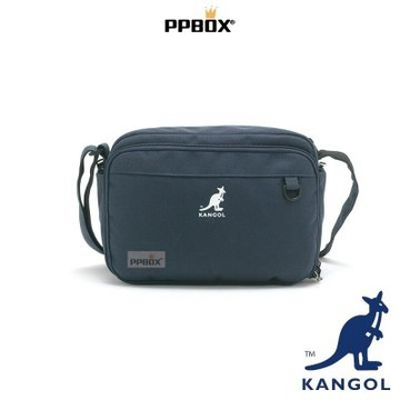 KANGOL 多夾層斜背包 附背帶 包包 【65558711】