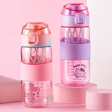 【優貝選】凱蒂貓 HELLO KITTY 便攜直飲式運動水壺 (平輸品)