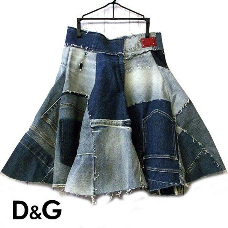 お値下げ D&G ドルチェ&ガッバーナ デニムスカート