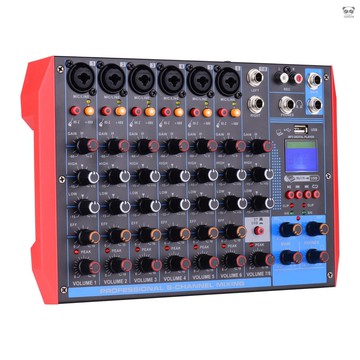 AG-8 便攜式8路調音臺 可連接 隨身碟 電腦聲卡錄音 美規 100-240V