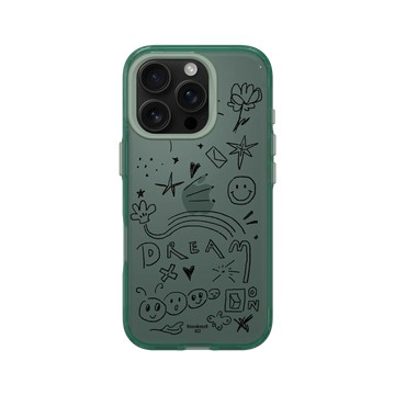 iPhone 16 Pro Clear 憂墨綠 - Knock Knock A2Z - Dream a Little Dream
