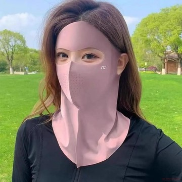 闆娘推薦🌈夏季新款UFP防曬面罩護頸脖一體防紫外線開車透氣女臉基尼口罩女