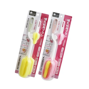 旋轉子母奶瓶刷-3支